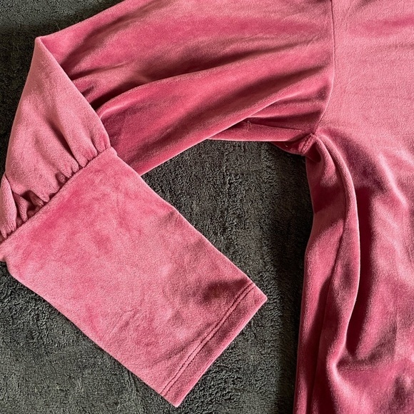 1.State, women medium, Velvety soft pink/mauve puff sleeve top worn once EUC - Picture 5 of 7
